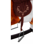 Hojdací koník Pony 74 cm - svetlo-hnedý